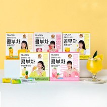 티젠 콤부차 30스틱x2박스(레몬/베리/피치/유자 택2), 2.피치30T+피치30T