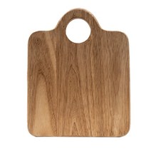 홈카페 플레이팅 무료각인 고무나무 원목 도마, 1개