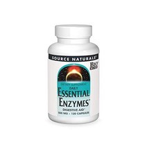 소스 내추럴 필수 효소 500mg 생체 정렬 다중 방어 강력한 120 캡슐, 120 카운트(1팩)