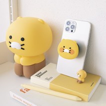 카카오프렌즈 춘식이 실리콘 스탠드톡 그립톡 스마트폰 거치 손잡이, 춘식이 그립톡 기본(일반)