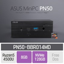 ASUS PN50-BBR014MD [대체출고 됩니다.], 8GB + 128GB, PN50-BBR014MD(4500U)
