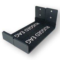 견고한 독수리 스키 랙 단일 및 이중 보드 벽 마운트 실내 벽 선반 보관 랙 스노우 보드 디스플레이 랙, 검은색, 17cm