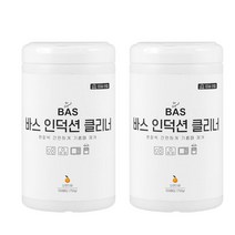 BAS 인덕션 클리너 티슈 2개 세트 주방후드 전자렌지 가스렌지 만능 청소티슈, 750g