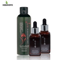 흑생 한방샴푸 플러스 200ml 1개 + 흑모수 한방세럼 50ml 2개 세트 두피케어 영양 모발케어, 단품