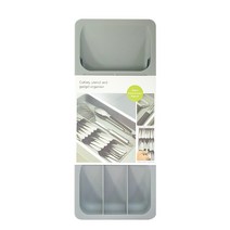 윈프라이스 익스펜드 수저 수납 정리함, 그레이, 1개