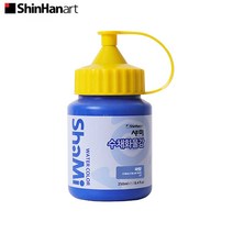 신한 샤미 수채화물감 낱색 250ml, 33 검정