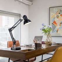폴라도레 LED 픽사 관절 독서등 제도 스탠드 조명 책상 테이블 Y, 03-화이트[60x15cm](J-1448-03)