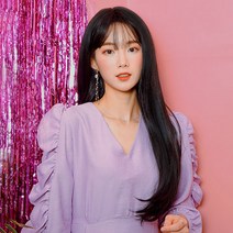 가발매니아 롱C컬펌 62cm 더 썸 위그 통가발 전체가발 웨이브 (하이소프트사), 내츄럴블랙