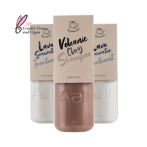 에이올 용암해수 트리트먼트 650ml 2개 + 화산송이 샴푸 1개 - 비건 인증