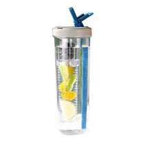 800ml 과일 주입기 물병 접이식 빨대 휴대용 주스 컵 필터 새지 않는 식기류 여행 피크닉 선물 접이식 빨, 03 Blue_01 800ml