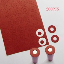 200Pcs 골판지 18650 배터리 절연체 중공 절연 가스켓 전기 절연 접착 용지, 한개옵션0