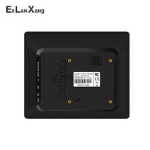전자액자 디지털액자 스마트액자인기 판매 8 인치 전자 LCD 큰 문자 노인 의학 화면 알림 알람 디지털 시, 02 WHITE_04 AU 플러그