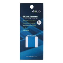 실리콘 서멀 고열 내열 구리스 오일 gelid 솔루션 gp-ultimate 15wmk 열 패드 cpugpu 그래픽 마더보드 그리스 패드 방열 패드, 크기 120x20 2pc, 두께 1.5mm