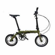 미니벨로 가벼운 mtb 접이식자전거 경량 125462, 잉크 그린_14인치 아우터 3스피드