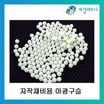 피싱파트너 야광구슬 4mm 5mm 6mm 8mm 축광구슬 자작채비 DIY, 야광구슬 6mm