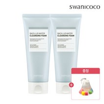 스와니코코 바실러스 워터 클렌징 폼 150ml + 150ml (락토오스 성분 딥클렌징), 바실러스폼2개+세안거품망1개