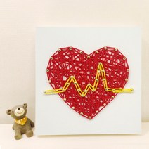 아트박스/72페이지 꼬마 하트2 스트링아트 만들기 패키지 DIY