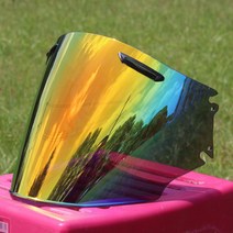 Arai 오토바이 헬멧 렌즈에 적합한 하프 바이저 투명 블랙 레인보우 색상 Capa, 01 golden lenses