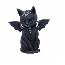 할로윈 장식 마술 고양이 수지 공예품 조각 창문 탁자 장식 잔디밭 정원 장식 명절 선물, [03] Wings Cat