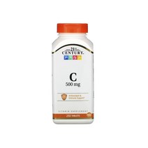 21세기 센트리 비타민 C 칼슘 21st Century 500mg 250정, 1개, 기본