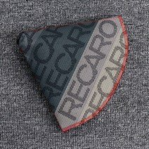 기어봉 기어 시프트 범용 jdm 신부 스타일 recaro 하이퍼 패브릭 시프터 부트 시프트 노브 커버 칼라 레드 스티칭 포함, 레카로 그래디언트 그레이