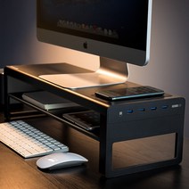 USB 스마트 모니터거치대 모니터받침대 충전 Deer는 도킹 무선 모니터에 높이를, 높은 구성 버전 2.0 - 1 스플리터 4 포트