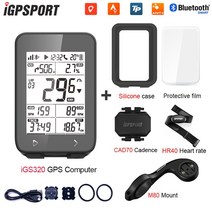속도계 자동차 자전거 가민속도계 자전거용품 IGPSPORT GPS 사이클링 컴퓨터 무선 속도계 자전거 스톱워, 05 320 CAD70 HR40