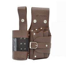 미용사 스텝가방 힙색 헤어 스탭 정리 수납 도구 허리 밸트 스트랩 이발 애견 전문가 가위집 허리띠, N03 .Red_해외