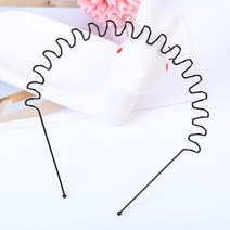 1+1 웨이브 마운틴 철사 머리띠 남여공용 헤어밴드