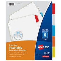 Avery Insertable Tab Index Dividers (AVE11220) null, 1
