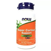 미국 나우푸드 Super Cortisol Support with Relora 슈퍼 코르티솔 서포트 위드 레로라 90캡슐, 1개, 기본
