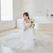 [교복몰] 웨딩드레스 A라인 벨 졸업사진 졸업사진컨셉 졸업스냅.