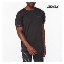 2XU 2XU 글로벌 남성 라이트 스피드 테크 티셔츠_X1MM25104BLK