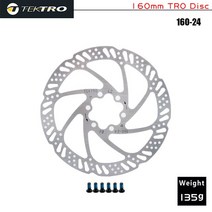 TEKTRO 자전거 로터 160/180 / 203mm 산악 유압 디스크 브레 픽시 앞 뒷, 02 TR160-24 Rotor 1pcs