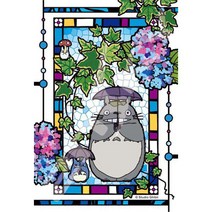 ensky 엔스카이 126-AC61 이웃집 토토로 수국 정원 [직소퍼즐아트 크리스탈 126피스(사이즈:10x14.7cm)], 단일