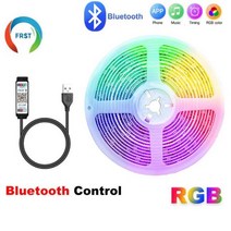 LED 스트립 줄조명 RGB 조명 룸 라이트 장식 아이스 컬러 3535 TV 백라이트 럭스 5V USB 테이프 크리스마스 5m 10m 20m 30m 214215, BT APP Control, waterproof_30M