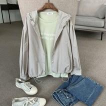 수키 후드스트링 숏 사파리 야상점퍼 1106152