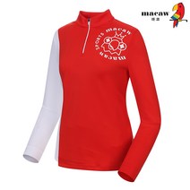 [마코 SALE] (여성)언발 배색 반집업 티셔츠_MIW3TH62