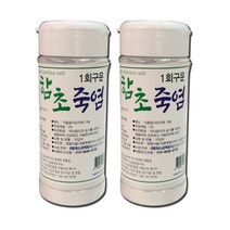 6형제소금 고급 용융소금 명품 미네랄 함초 구운 먹는 소금 함초죽염(220g)-육형제소금밭, 2개
