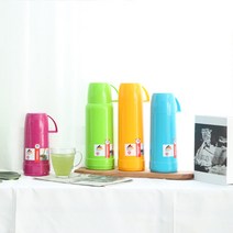 [천삼백케이] [마쿠텍] 독일 진공유리 보온보냉병 - 픽미업 1L (피콕블루)