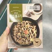 피코크 양념오리불고기 300g x 2개, 아이스박스포장