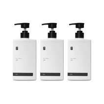 생활공작소 자연 유래 약산성 샴푸 500ml x 3입 진저릴리향