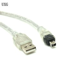 1394케이블 4 피트 120cm USB 남성 파이어 와이어 IEEE 1394 핀 iLink 어댑터 코드 케이블 소니 DCR-TRV75E DV 카메라, 1.2M