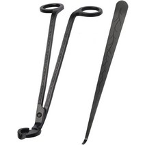 캔들용품 양초 심지 트리머 커터 디퍼 캔들 애호가를 위한 스테인레스 스틸 클리퍼 2 in 1, 02 라이트 그린