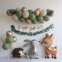 생일파티풍선 두돌생일상 세돌생일상 아기1000일 홈파티, 풍선거치대+풍선9개SET