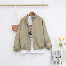 제인준 엔비 프릴넥 탄탄 바람막이 숏점퍼