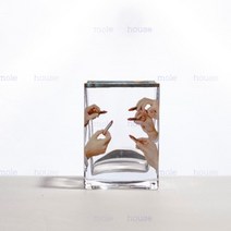 이탈리아 셀레티Toiletpaper 유리 꽃병 크리에이티브 개성 트렌드 컵 디자인 선물 장식, 립스틱-M