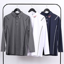 스타일도사 가을 봄 남자골프티셔츠 카라포인트 입문용골프복 골프웨어 스크린 필드 라운딩 편한 카라티셔츠
