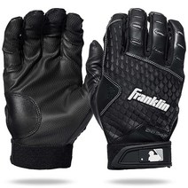 Franklin Sports MLB 배팅 장갑 - 2nd Skinz 성인용 야구 타격용 L 화이트 바이오더, Youth X-Small