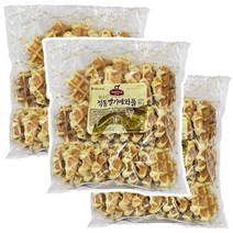쉐프원 정통벨기에 와플 670g 3봉, 3개